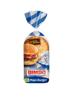 MAXI BURGER BIMBO 4 UND 300 GR
