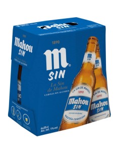 CERVEZA MAHOU SIN ALCOHOL 1/4 PACK-6