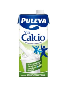 LECHE PULEVA CALCIO SEMIDESNT. BRIK 1 LT