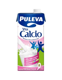 LECHE PULEVA CALCIO DESNATADA BRIK 1 LT.