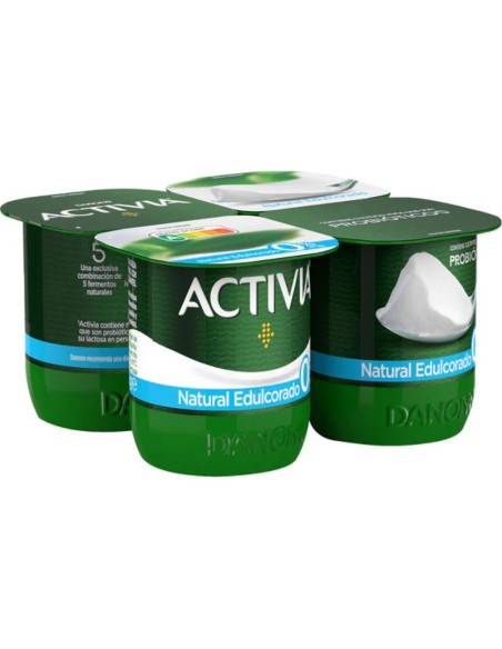DANONE ACTIVIA DESNT.NAT.EDULCORADO X4