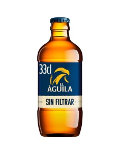 CERVEZA EL AGUILA SIN FILTRAR BTLLA 33 C