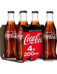 COCA COLA CRISTAL 20 CL PK-4 ZERO