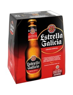 CERVEZA ESTRELLA GALICIA PK-6 1/5