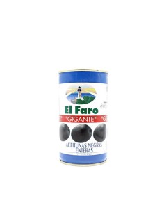 ACEITUNAS FARO NEGRAS BOTE 350 GR.