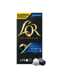 CAFE L`OR CAPSULAS RISTRETO  DESCAF.10 U