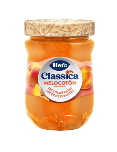 MERMELADA  HERO MELOCOTON TARRO 330 GRS