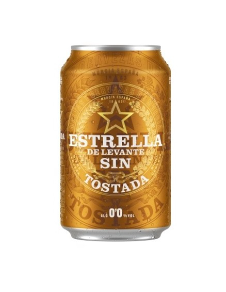 CERVEZA ESTRELLA LEVANTE 0% TOSTADA LATA
