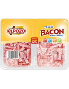 BACON TIRAS ELPOZO 2x50 GR