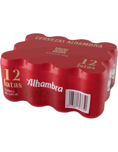 CERVEZA ALHAMBRA LATA 33 CL.