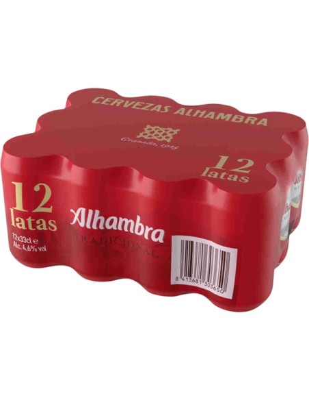 CERVEZA ALHAMBRA LATA 33 CL.